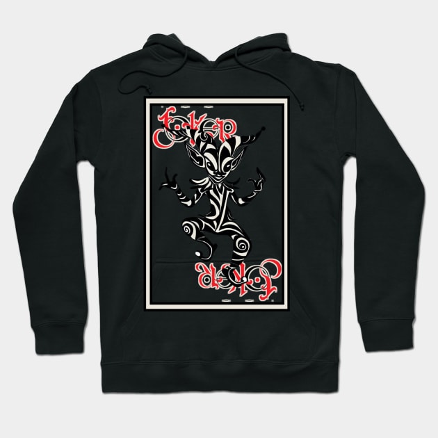 Joker Card Hoodie by Evidence of the Machine